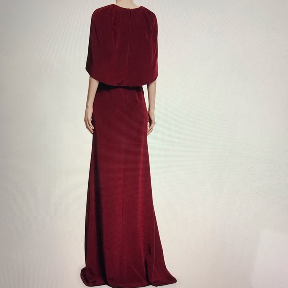David Meister embellished V-Neck gown - Picture 3 of 8